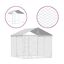 vidaXL Perrera de exterior con techo acero galvanizado plata 3x9x2,5 m, , large indicador imagen numero 5